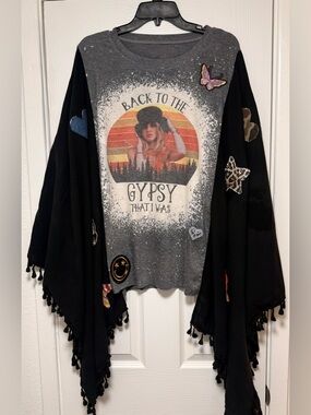 Upcycled and Handmade Stevie Nicks Kimono